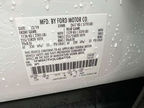 Used 2020 Ford Explorer Limited RWD image 30
