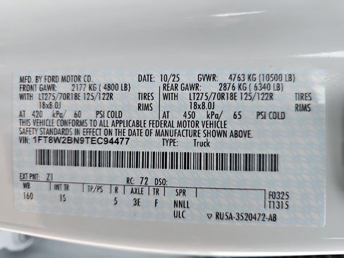 New 2026 Ford F250 XL w/ STX Appearance Package image 43