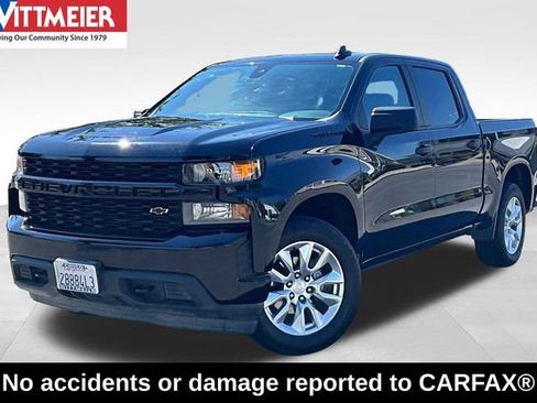 Used 2022 Chevrolet Silverado 1500 Custom w/ LPO, Blackout Package RWD image 1