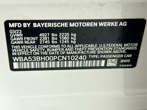 Used 2023 BMW 530i w/ M Sport Package RWD image 34