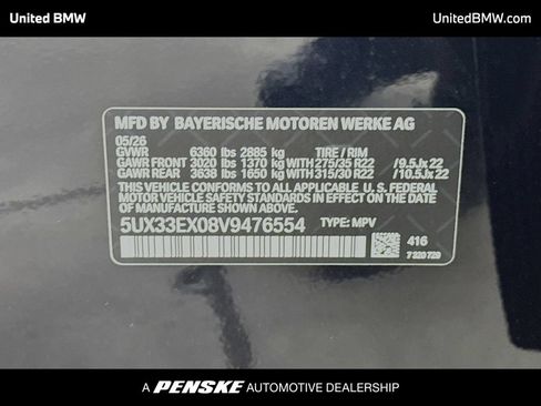 New 2027 BMW X6 xDrive40i AWD/4WD image 15