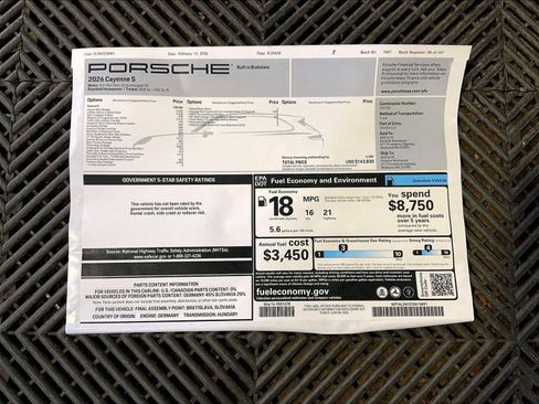 Used 2026 Porsche Cayenne S AWD/4WD image 24