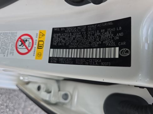 Used 2017 Lexus ES 350 w/ Premium Package FWD image 36