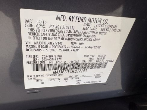 Used 2018 Ford EcoSport SE FWD image 36