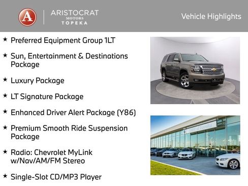 Used 2017 Chevrolet Tahoe LT w/ LT Signature Package image 2