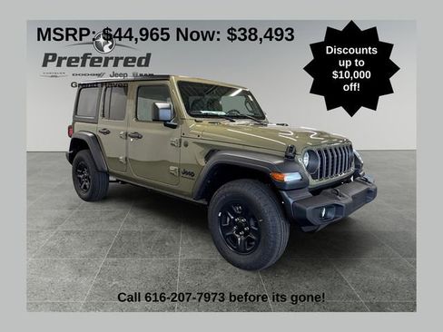 New 2026 Jeep Wrangler Sport image 1