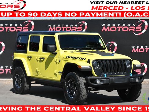 Used 2023 Jeep Wrangler Unlimited Rubicon 4xe w/ Steel Bumper Group AWD/4WD image 1
