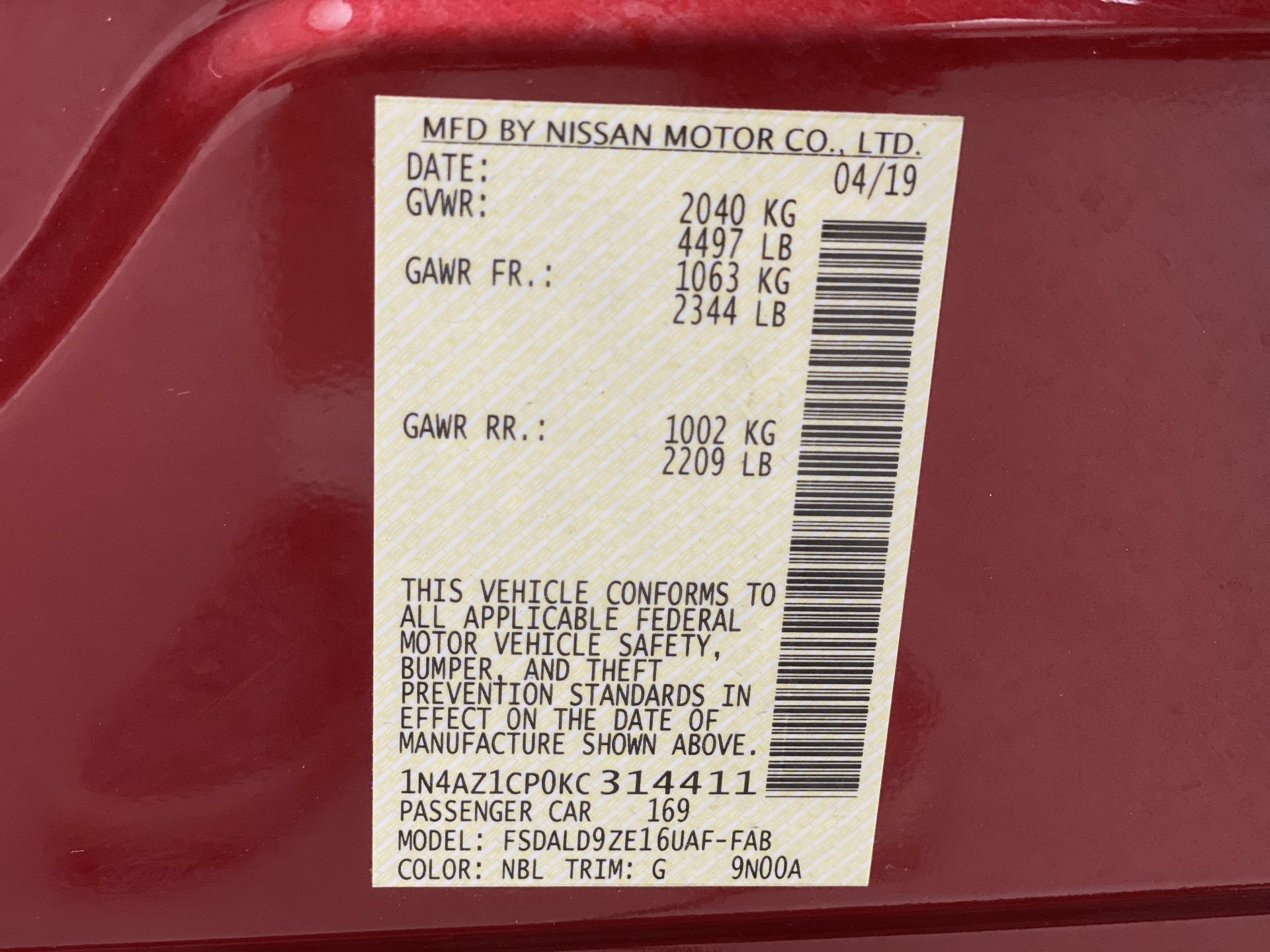 Used 2019 Nissan Leaf SV w/ SV Technology Package FWD image 22