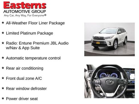 Used 2017 Toyota Highlander Limited Platinum AWD/4WD image 11