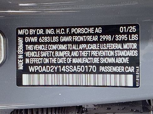 Certified 2025 Porsche Taycan GTS image 12