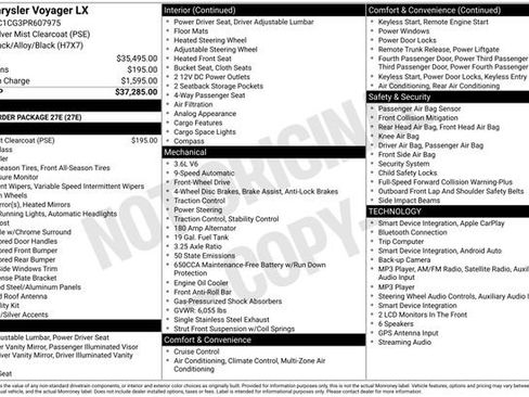 Used 2023 Chrysler Voyager LX FWD image 2