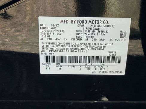 Used 2022 Ford Edge SEL AWD/4WD image 19