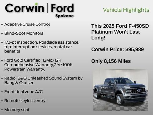 Certified 2025 Ford F450 Platinum AWD/4WD image 6