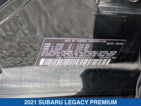 Used 2021 Subaru Legacy Premium AWD/4WD image 36