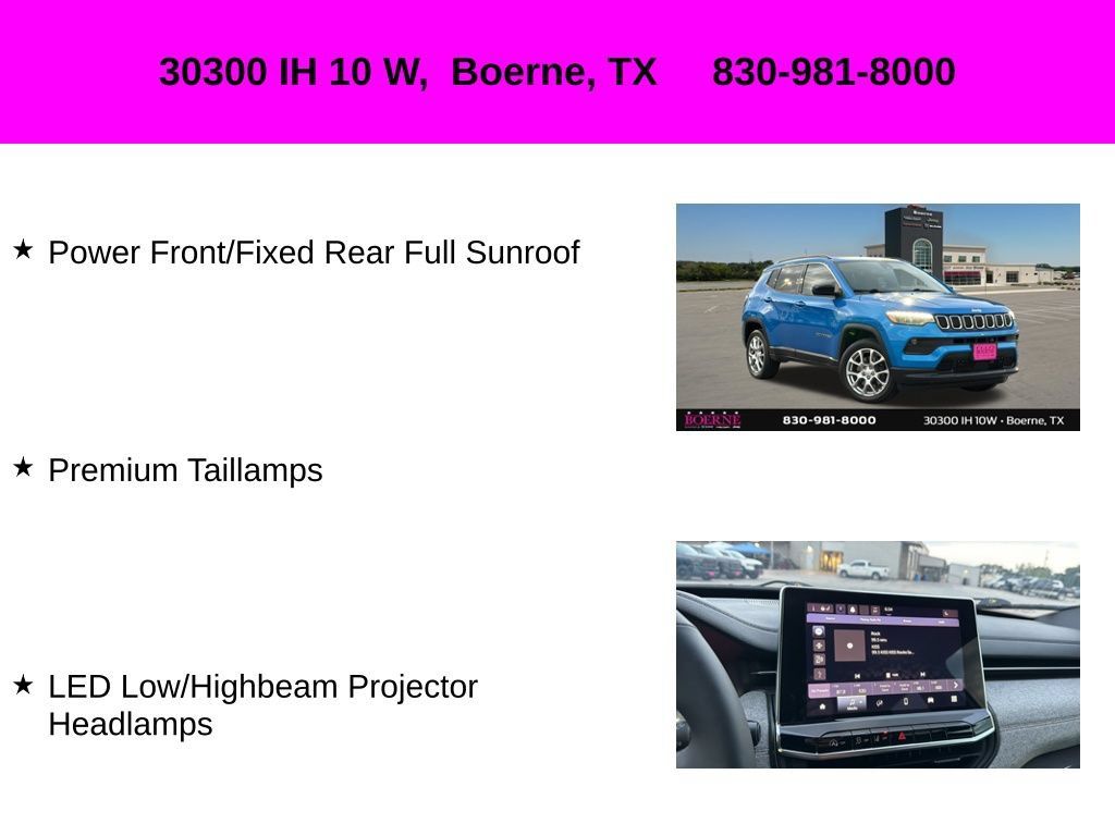 Used 2023 Jeep Compass Latitude w/ Sun and Sound Group AWD/4WD image 20
