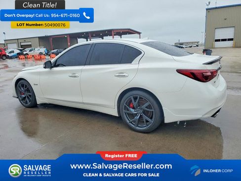 Used 2018 INFINITI Q50 Red Sport 400 w/ Proactive Package AWD/4WD image 3