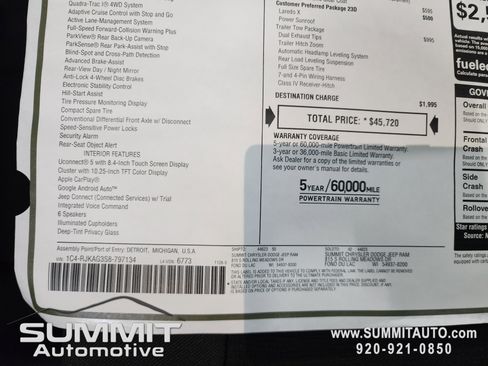 New 2025 Jeep Grand Cherokee L Laredo w/ Trailer Tow Package image 37