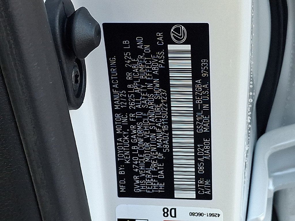 Certified 2025 Lexus ES 350 w/ Premium Package FWD image 28
