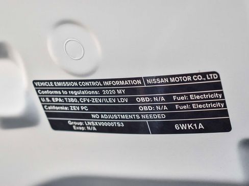 Used 2020 Nissan Leaf SL Plus w/ Protection Package image 27