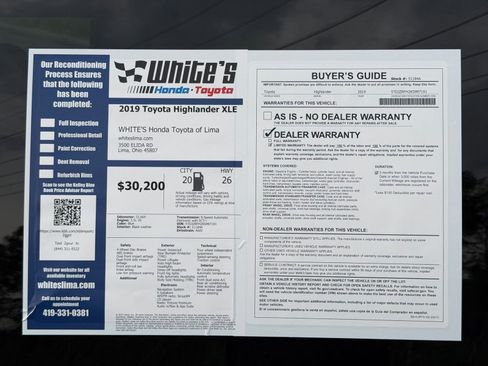 Used 2019 Toyota Highlander XLE AWD/4WD image 37