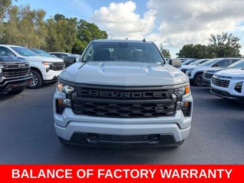 Certified 2025 Chevrolet Silverado 1500 Custom w/ Turbomax Blackout Package RWD image 2