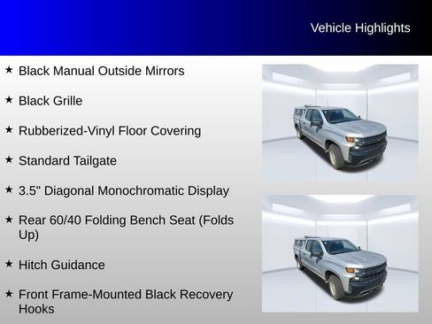Used 2021 Chevrolet Silverado 1500 W/T w/ WT Fleet Convenience Package AWD/4WD image 20
