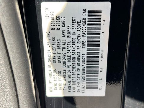 Used 2016 Honda Accord EX-L image 22