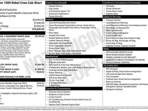 New 2026 RAM 1500 Rebel w/ Rebel Level 2 Equipment Group image 2