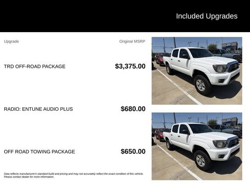 Used 2015 Toyota Tacoma 4x4 Double Cab w/ TRD Off-Road Package image 5