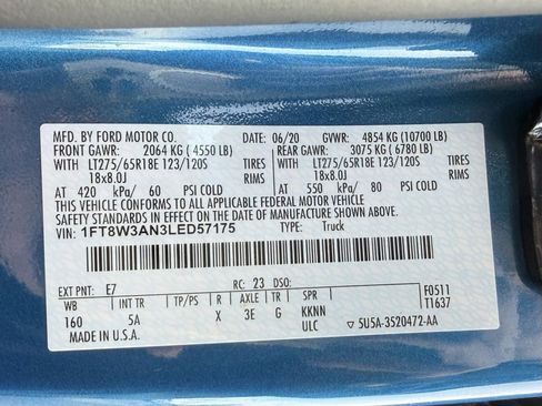 Used 2020 Ford F350 Lariat w/ Lariat Value Package image 32