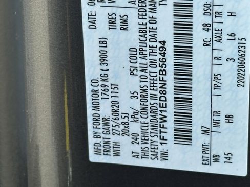 Used 2022 Ford F150 Lariat w/ Max Trailer Tow Package image 43