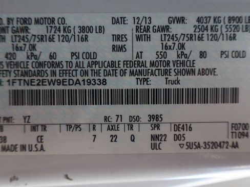 Used 2014 Ford E-250 and Econoline 250 w/ Power Group RWD image 40
