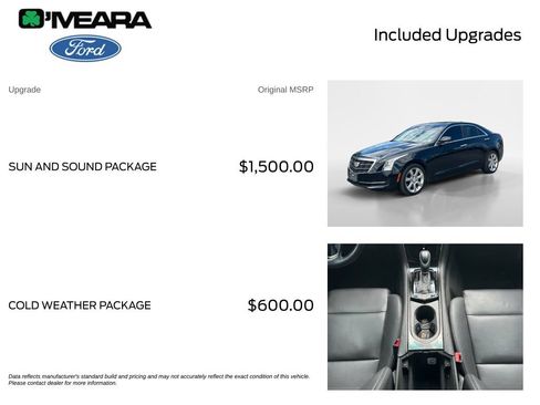 Used 2016 Cadillac ATS Luxury w/ Sun And Sound Package AWD/4WD image 4