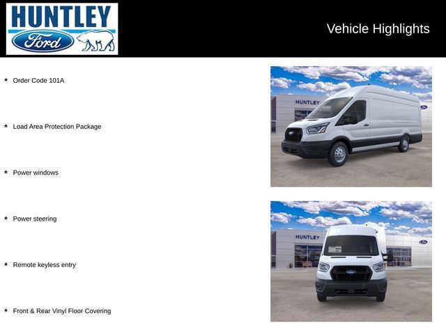New 2025 Ford Transit 350 148 High Roof Extended w/ Load Area Protection Package RWD image 2