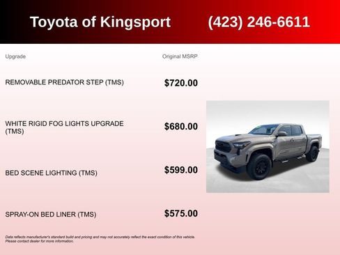 Used 2026 Toyota Tacoma TRD Sport AWD/4WD image 3
