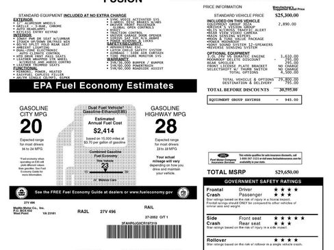 Used 2012 Ford Fusion SEL image 6