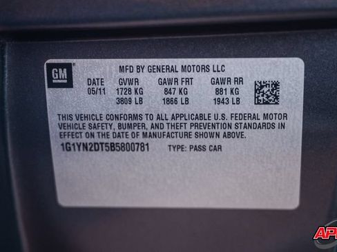 Used 2011 Chevrolet Corvette ZR1 w/ Preferred Equipment Group RWD image 80