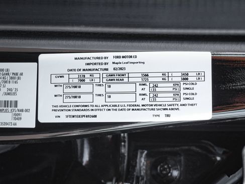 Used 2023 Ford F150 Tremor AWD/4WD image 36