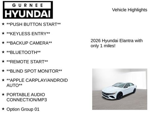 New 2026 Hyundai Elantra Sport FWD image 7