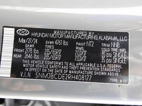 Used 2024 Hyundai Tucson SEL AWD/4WD image 50