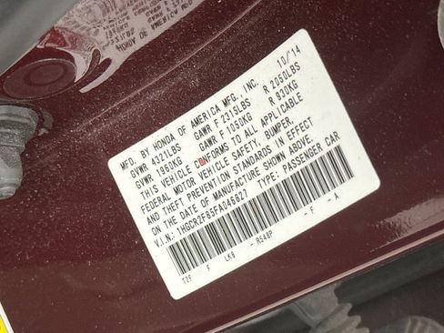 Used 2015 Honda Accord EX-L image 11