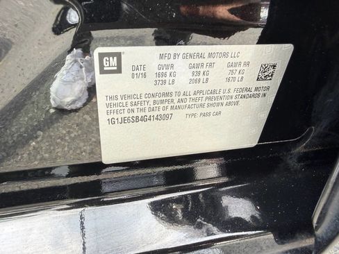 Used 2016 Chevrolet Sonic LTZ FWD image 28