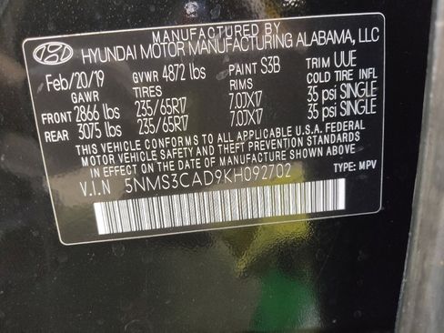 Used 2019 Hyundai Santa Fe SEL image 33