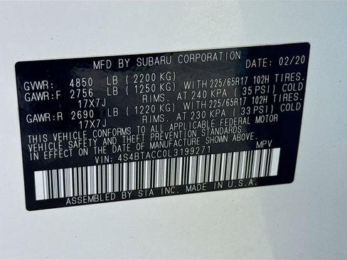 Used 2020 Subaru Outback Premium AWD/4WD image 28
