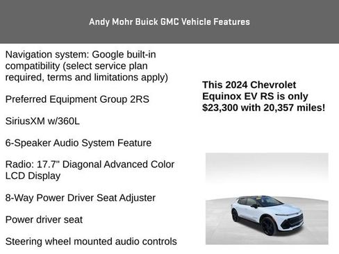 Used 2024 Chevrolet Equinox EV RS image 8