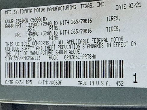 Certified 2021 Toyota Tacoma TRD Pro image 33