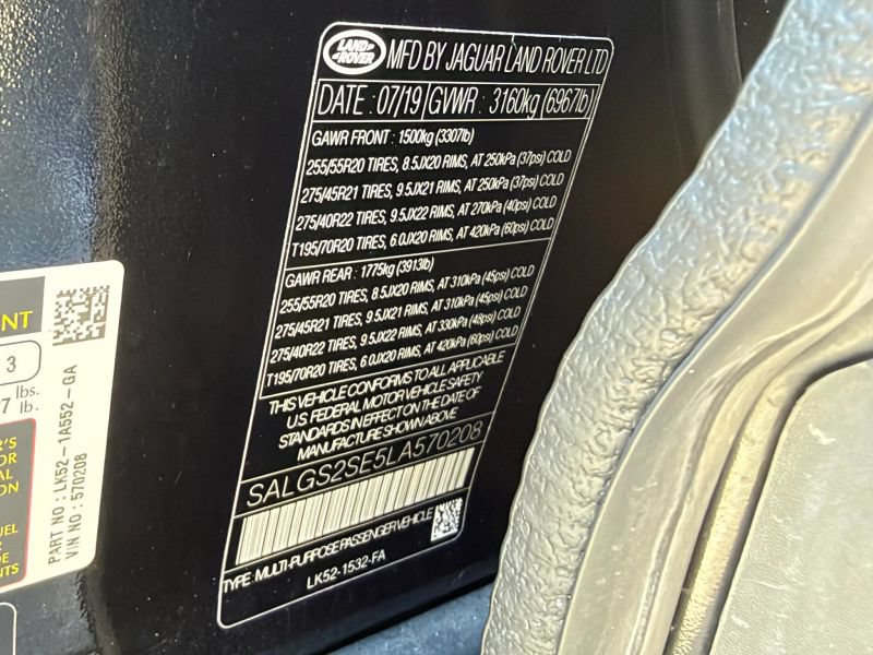 Used 2020 Land Rover Range Rover HSE AWD/4WD image 42