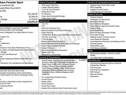 Certified 2023 Subaru Forester Sport AWD/4WD image 10