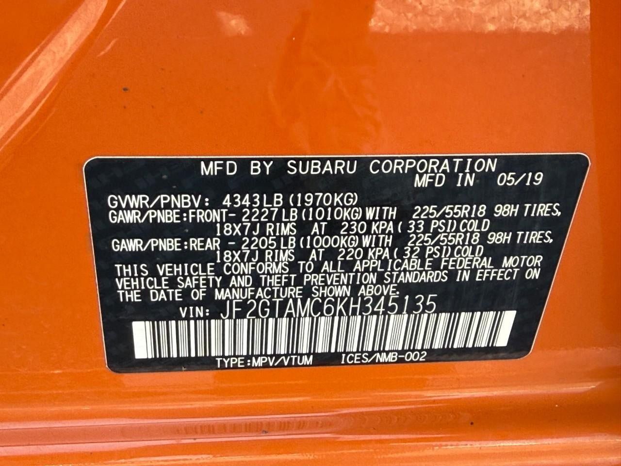 Used 2019 Subaru Crosstrek 2.0i Limited AWD/4WD image 26