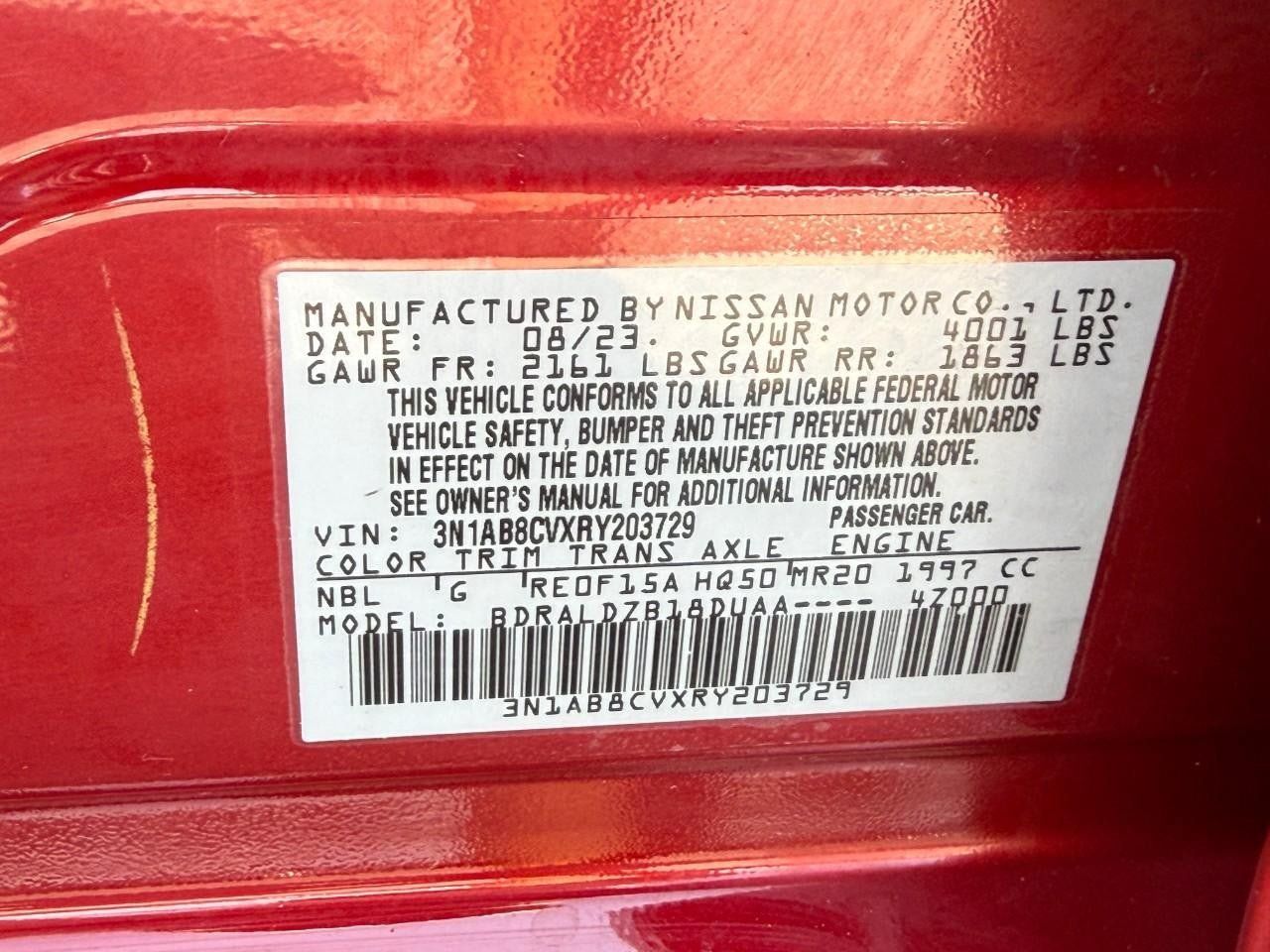 Used 2024 Nissan Sentra SV w/ All-Weather Package FWD image 24